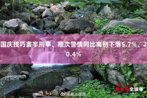 国庆技巧寰宇刑事、顺次警情同比离别下落5.7%、20.4%