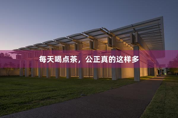 每天喝点茶，公正真的这样多